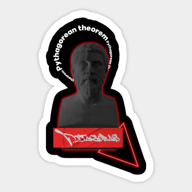 Pitagoras Sticker by The Photoshop Guy